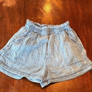 Aerie Light Blue High Waist Women's Shorts